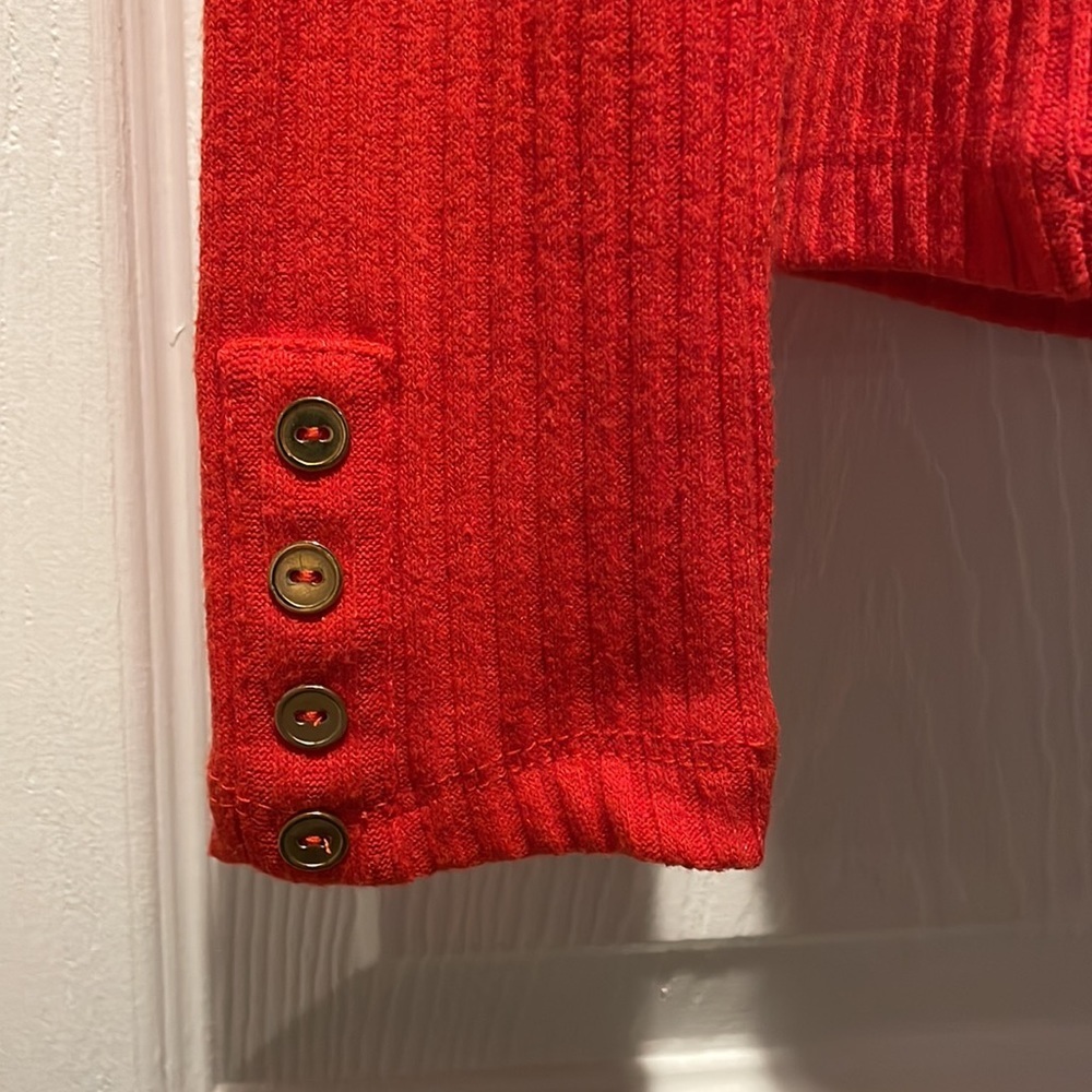 Zara Ribbed Top, Size M - Picture 3 of 4
